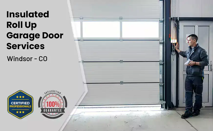 Insulated Roll Up Garage Door Windsor - CO