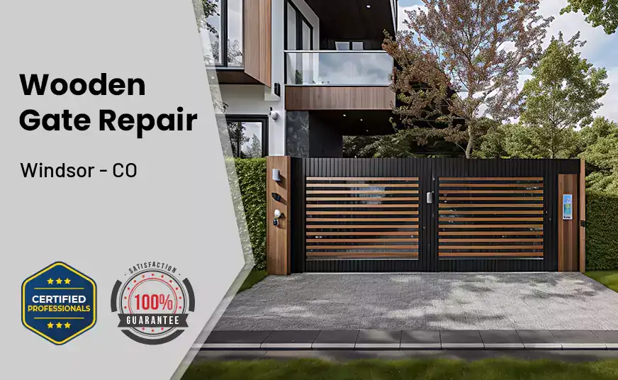 Wooden Gate Repair Windsor - CO